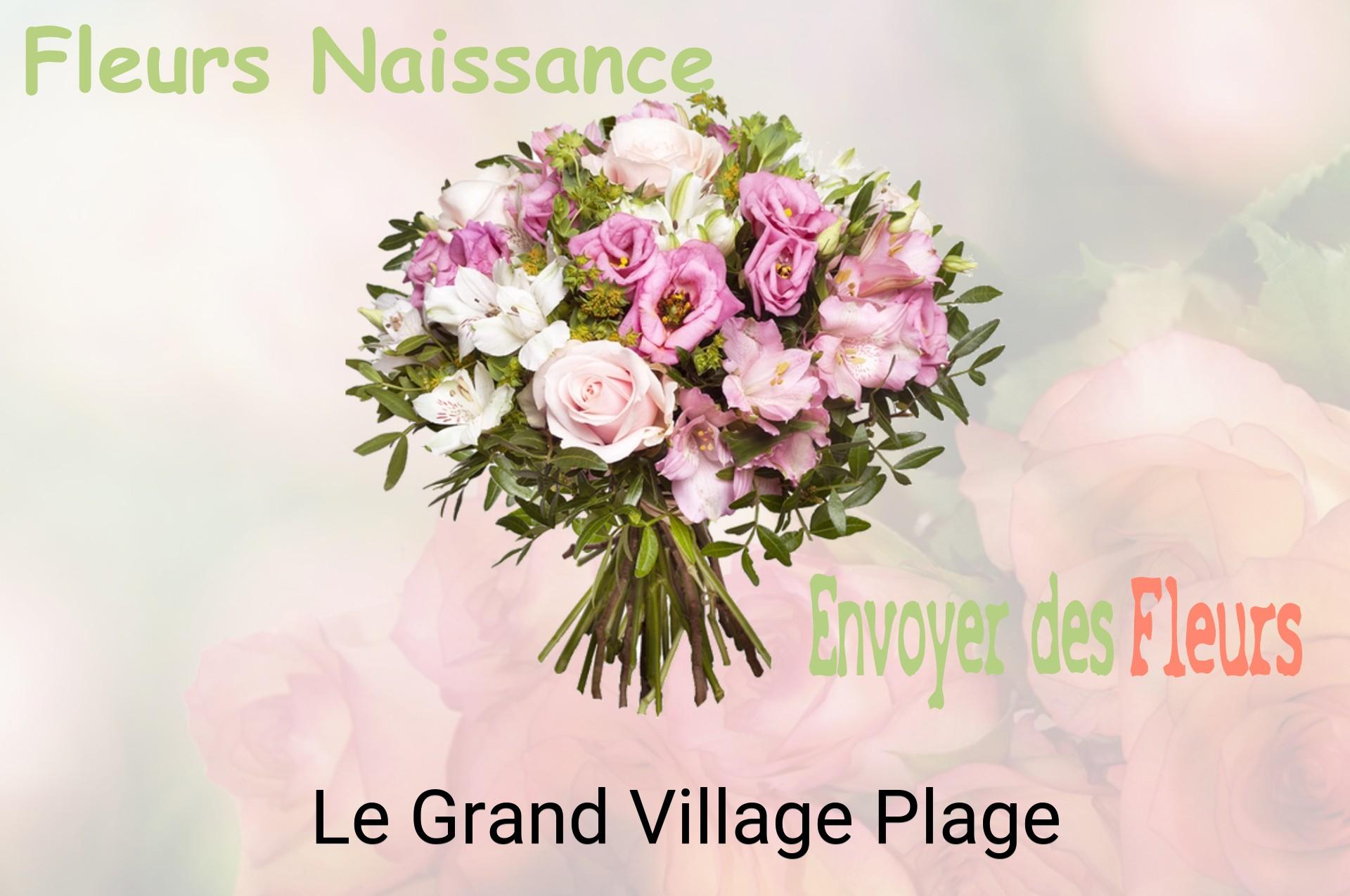 Bouquet de fleurs de naissance livré à Le Grand-Village-Plage