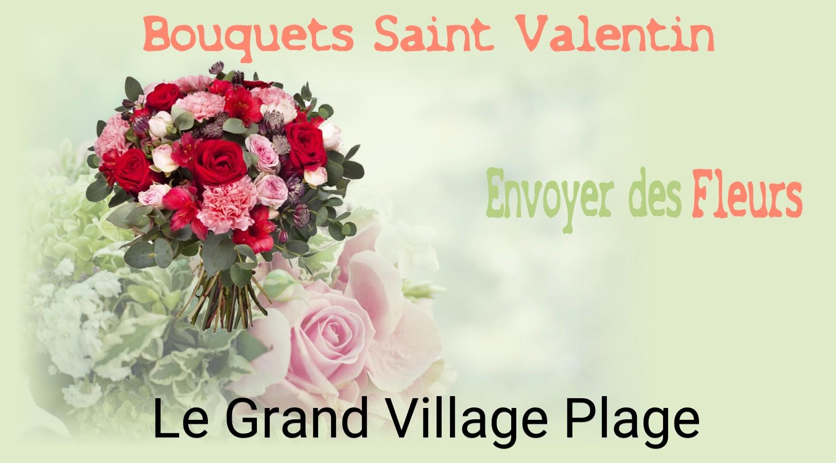 Roses de Saint-Valentin livrées à Le Grand-Village-Plage